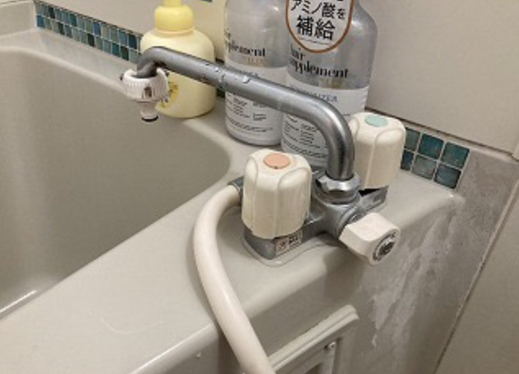 福岡市西区富士見の浴室水栓スピンドル交換工事
